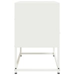 vidaXL Dulap TV, alb, 68x39x60,5 cm, oțel