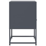 vidaXL Noptiere, 2 buc., antracit, 36x39x60,5 cm, oțel vidaXL Noptiere, 2 buc., antracit, 36x39x60,5 cm, oțel