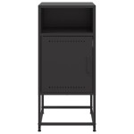 vidaXL Noptiere, 2 buc., negru, 36x39x78 cm, oțel vidaXL Noptiere, 2 buc., negru, 36x39x78 cm, oțel