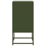 vidaXL Noptiere, 2 buc., verde olive, 36x39x78 cm, oțel vidaXL Noptiere, 2 buc., verde olive, 36x39x78 cm, oțel