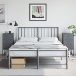 vidaXL Noptiere, 2 buc., antracit, 36x39x78 cm, oțel vidaXL Noptiere, 2 buc., antracit, 36x39x78 cm, oțel