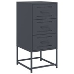 vidaXL Noptiere, 2 buc., antracit, 36x39x78 cm, oțel vidaXL Noptiere, 2 buc., antracit, 36x39x78 cm, oțel