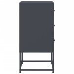 vidaXL Noptiere, 2 buc., antracit, 36x39x78 cm, oțel vidaXL Noptiere, 2 buc., antracit, 36x39x78 cm, oțel
