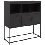 vidaXL Dulap, negru, 100,5x39x107 cm, oțel