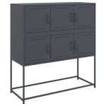 vidaXL Dulap, antracit, 100,5x39x107 cm, oțel