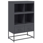 vidaXL Dulap înalt, antracit, 68x39x111,5 cm, oțel vidaXL Dulap înalt, antracit, 68x39x111,5 cm, oțel