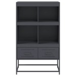 vidaXL Dulap înalt, antracit, 68x39x111,5 cm, oțel vidaXL Dulap înalt, antracit, 68x39x111,5 cm, oțel