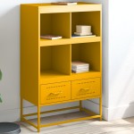 vidaXL Dulap înalt, galben muștar, 68x39x111,5 cm, oțel vidaXL Dulap înalt, galben muștar, 68x39x111,5 cm, oțel