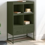 vidaXL Dulap înalt, verde măsliniu, 68x39x111,5 cm, oțel vidaXL Dulap înalt, verde măsliniu, 68x39x111,5 cm, oțel