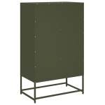 vidaXL Dulap înalt, verde măsliniu, 68x39x111,5 cm, oțel vidaXL Dulap înalt, verde măsliniu, 68x39x111,5 cm, oțel