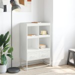 vidaXL Dulap înalt, alb, 68x39x111,5 cm, oțel vidaXL Dulap înalt, alb, 68x39x111,5 cm, oțel