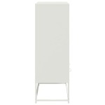 vidaXL Dulap înalt, alb, 68x39x111,5 cm, oțel vidaXL Dulap înalt, alb, 68x39x111,5 cm, oțel