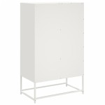 vidaXL Dulap înalt, alb, 68x39x111,5 cm, oțel vidaXL Dulap înalt, alb, 68x39x111,5 cm, oțel