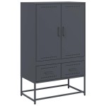 vidaXL Dulap înalt, antracit, 68x39x111,5 cm, oțel vidaXL Dulap înalt, antracit, 68x39x111,5 cm, oțel