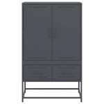 vidaXL Dulap înalt, antracit, 68x39x111,5 cm, oțel vidaXL Dulap înalt, antracit, 68x39x111,5 cm, oțel