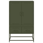 vidaXL Dulap înalt, verde măsliniu, 68x39x111,5 cm, oțel vidaXL Dulap înalt, verde măsliniu, 68x39x111,5 cm, oțel