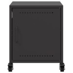 vidaXL Noptiere, 2 buc., negru, 36x39x43,5 cm, oțel vidaXL Noptiere, 2 buc., negru, 36x39x43,5 cm, oțel