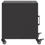 vidaXL Noptiere, 2 buc., negru, 36x39x43,5 cm, oțel vidaXL Noptiere, 2 buc., negru, 36x39x43,5 cm, oțel