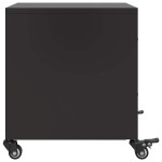 vidaXL Noptiere, 2 buc., negru, 36x39x43,5 cm, oțel vidaXL Noptiere, 2 buc., negru, 36x39x43,5 cm, oțel
