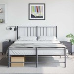 vidaXL Noptiere, 2 buc., antracit, 36x39x43,5 cm, oțel vidaXL Noptiere, 2 buc., antracit, 36x39x43,5 cm, oțel