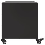 vidaXL Dulap TV, negru, 68x39x43,5 cm, oțel vidaXL Dulap TV, negru, 68x39x43,5 cm, oțel
