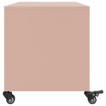 vidaXL Dulap TV, roz, 68x39x43,5 cm, oțel vidaXL Dulap TV, roz, 68x39x43,5 cm, oțel