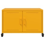 vidaXL Dulap TV, galben muștar, 68x39x43,5 cm, oțel