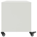 vidaXL Dulap TV, alb, 68x39x43,5 cm, oțel vidaXL Dulap TV, alb, 68x39x43,5 cm, oțel
