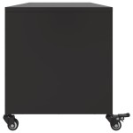 vidaXL Dulap TV, negru, 100,5x39x43,5 cm, oțel