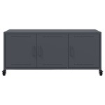 vidaXL Dulap TV, antracit, 100,5x39x43,5 cm, oțel