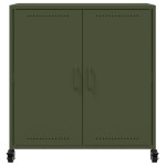 vidaXL Dulap, verde măsliniu, 68x39x72 cm, oțel