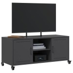 vidaXL Dulap TV, negru, 100,5x39x43,5 cm, oțel