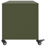 vidaXL Dulap TV, verde măsliniu, 100,5x39x43,5 cm, oțel vidaXL Dulap TV, verde măsliniu, 100,5x39x43,5 cm, oțel