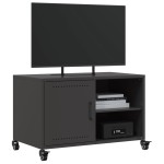 vidaXL Dulap TV, negru, 68x39x43,5 cm, oțel