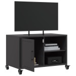 vidaXL Dulap TV, negru, 68x39x43,5 cm, oțel