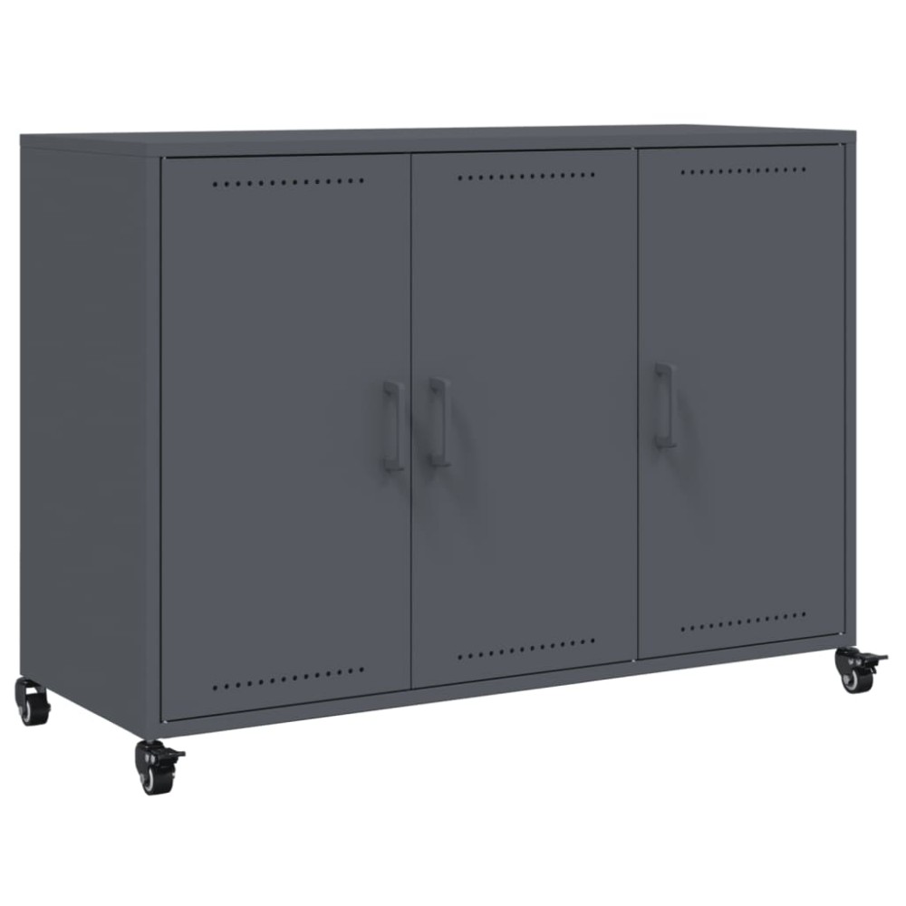 vidaXL Dulap, antracit, 100,5x39x72 cm, oțel