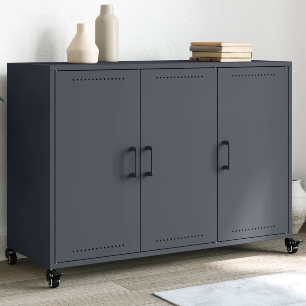 vidaXL Dulap, antracit, 100,5x39x72 cm, oțel