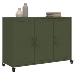 vidaXL Dulap, verde măsliniu, 100,5x39x72 cm, oțel