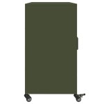 vidaXL Dulap, verde măsliniu, 100,5x39x72 cm, oțel