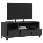 vidaXL Dulap TV, negru, 100,5x39x43,5 cm, oțel