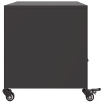 vidaXL Dulap TV, negru, 68x39x43,5 cm, oțel vidaXL Dulap TV, negru, 68x39x43,5 cm, oțel