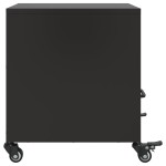 vidaXL Noptiere, 2 buc., negru, 36x39x43,5 cm, oțel vidaXL Noptiere, 2 buc., negru, 36x39x43,5 cm, oțel