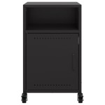 vidaXL Noptiere, 2 buc., negru, 36x39x59 cm, oțel vidaXL Noptiere, 2 buc., negru, 36x39x59 cm, oțel