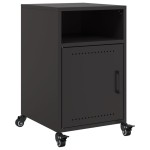 vidaXL Noptiere, 2 buc., negru, 36x39x59 cm, oțel vidaXL Noptiere, 2 buc., negru, 36x39x59 cm, oțel