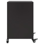 vidaXL Noptiere, 2 buc., negru, 36x39x59 cm, oțel vidaXL Noptiere, 2 buc., negru, 36x39x59 cm, oțel