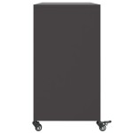 vidaXL Dulap, negru, 100,5x39x72 cm, oțel