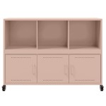 vidaXL Dulap, roz, 100,5x39x72 cm, oțel vidaXL Dulap, roz, 100,5x39x72 cm, oțel