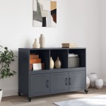 vidaXL Dulap, antracit, 100,5x39x72 cm, oțel