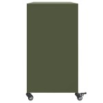 vidaXL Dulap, verde măsliniu, 100,5x39x72 cm, oțel