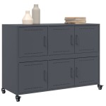 vidaXL Dulap, antracit, 100,5x39x72 cm, oțel